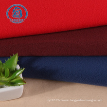 Chinese suppliers 300gsm 100% polyester two sides brushed red velvet loop micro peach fabric